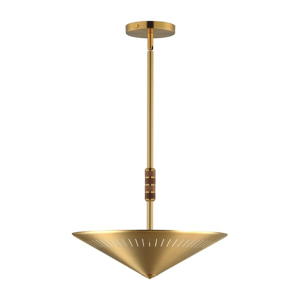 Maxim Lighting Helsinki 16'' Pendant, Natural Aged Brass 11434NAB - main